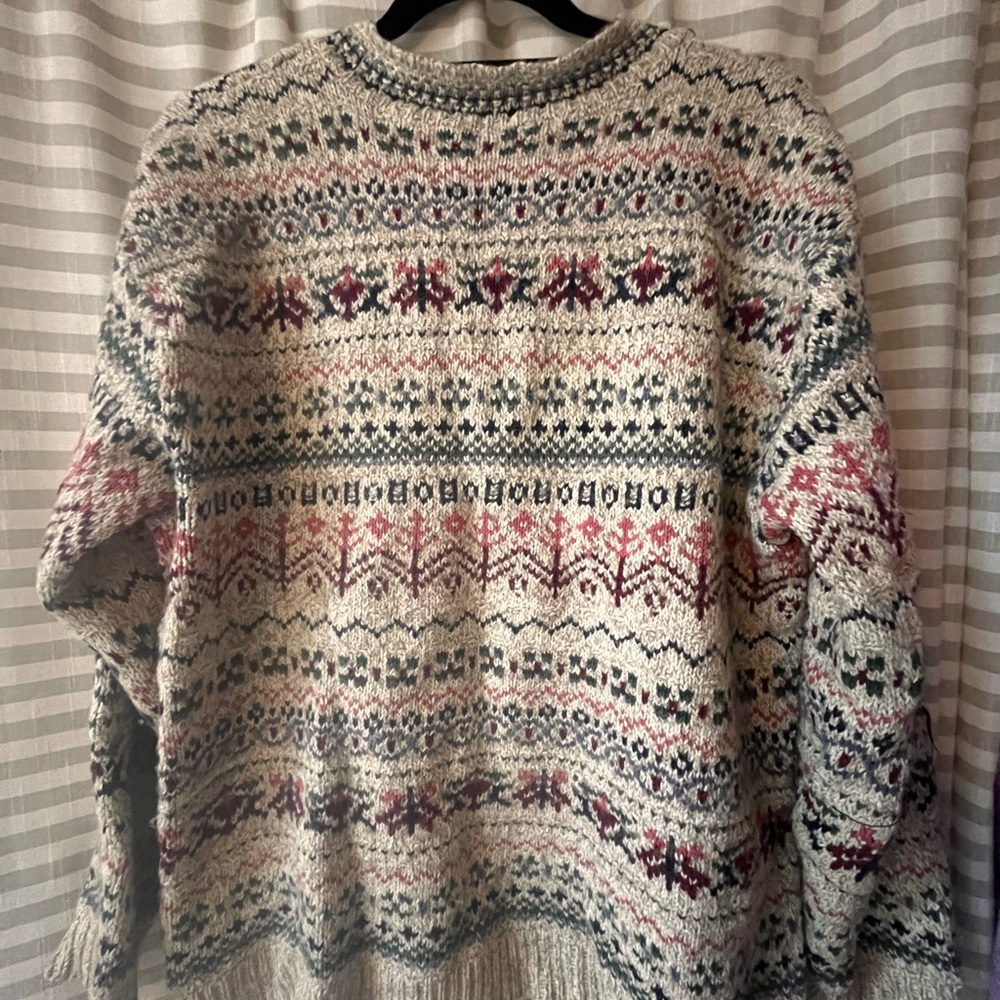 Vintage Wool Knit Sweater View 2